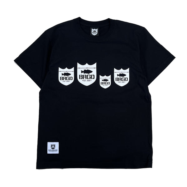 Four Shield Logo Tee - Black - Medium