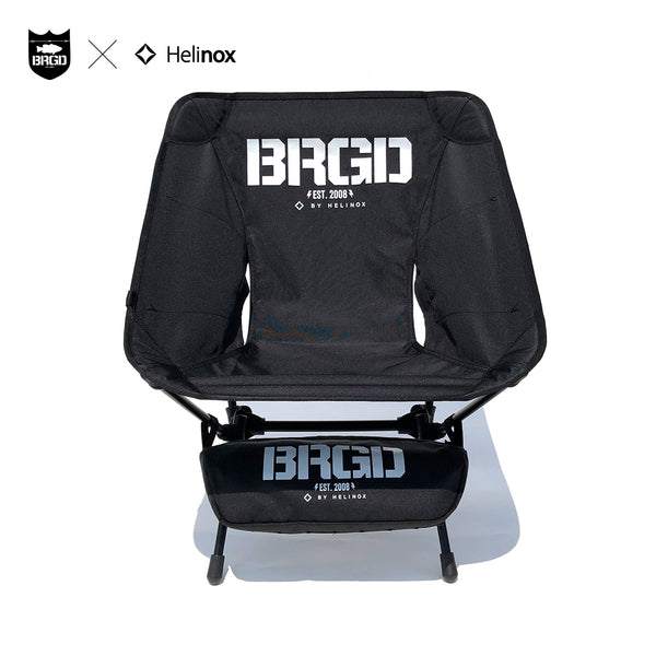 Helinox × BASS BRIGADE TACTICAL CHAIR - BLACK/WHITE