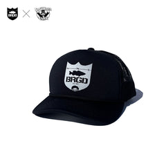 SOSHIGAYA PANX x BASS BRIGADE TRUCKER HAT - BLACK