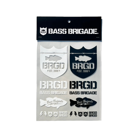 BASS BRIGADE DECAL