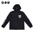 BRGD SHIELD DRY FULL ZIP HOODIE - BLACK/WHITE