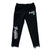 BRGD BB LOGO TECH PANTS - BLACK/MINT