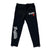 BRGD BB LOGO TECH PANTS - BLACK/RED