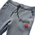 BRGD BB LOGO TECH PANTS - GREY/RED