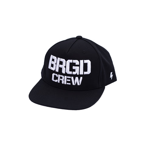 BRGD CREW SNAPBACK HAT - BLACK