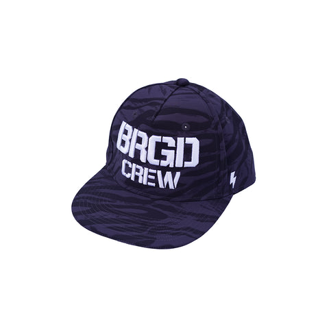 BRGD CREW SNAPBACK HAT - BLACK CAMO