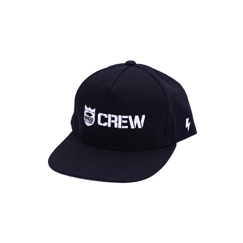 SHIELD CREW SNAPBACK HAT - BLACK