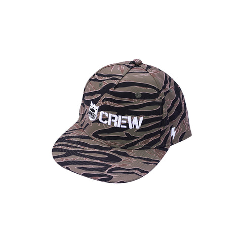SHIELD CREW SNAPBACK HAT - GREEN CAMO