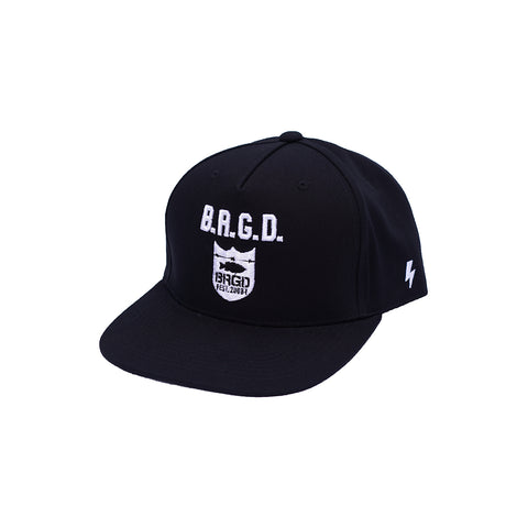 B.R.G.D. SNAPBACK HAT - BLACK