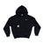 BRGD WAFFLE ZIP HOODIE - BLACK