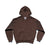 BRGD WAFFLE ZIP HOODIE - BROWN