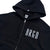 BRGD ZIP HOODIE - BLACK