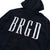 BRGD ZIP HOODIE - BLACK