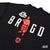BRGD MAN MOCK NECK ELITE DRY TEE - BLACK/RED/WHITE