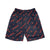 BB PATTERN DRY SHORTS - BLACK/RED