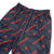 BB PATTERN DRY SHORTS - BLACK/RED