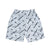 BB PATTERN DRY SHORTS - WHITE/BLACK