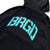 BRGD COLLEGE HOODIE - BLACK/TURQUOISE