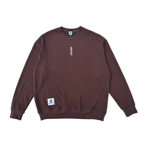 BRGD THERMAL L/S TEE - BROWN