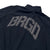 BRGD EMBROIDERY NYLON JACKET - BLACK/CHARCOAL