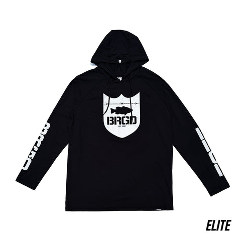 BRGD CLASSIC LOGO ELITE DRY HOODIE - BLACK