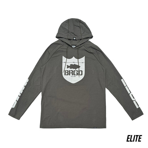 BRGD CLASSIC LOGO ELITE DRY HOODIE - CHARCOAL