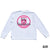 MY STADIUM ELITE DRY L/S TEE - WHITE/BLACK/PINK