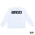 BRGD STANDARD LOGO ELITE DRY L/S TEE - WHITE