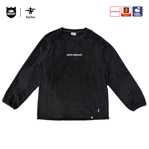 Foxfire × BASS BRIGADE CLOUD THERMO CREW NECK - CHARCOAL