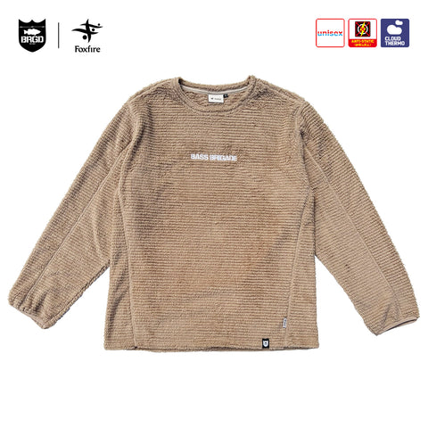 Foxfire × BASS BRIGADE CLOUD THERMO CREW NECK - MOCHA