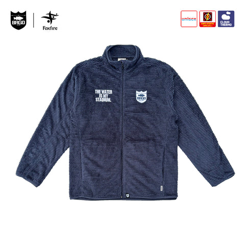 Foxfire × BASS BRIGADE CLOUD THERMO FULL ZIP - NAVY