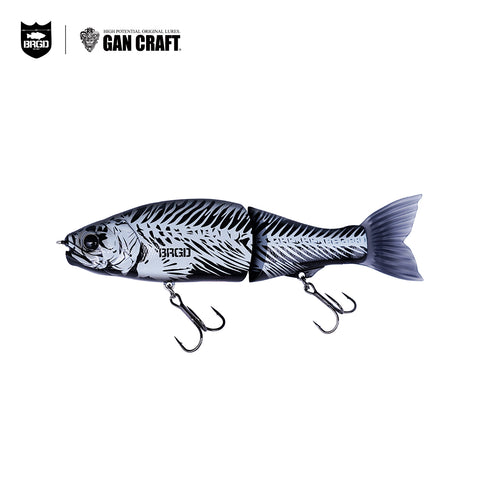 GAN CRAFT × BASS BRIGADE JOINTED CLAW 168 - BRGD SKELETON BLACK