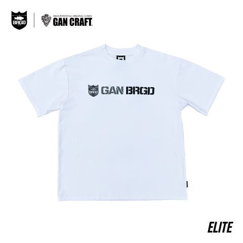 GAN CRAFT × BASS BRIGADE ELITE DRY TEE - WHITE