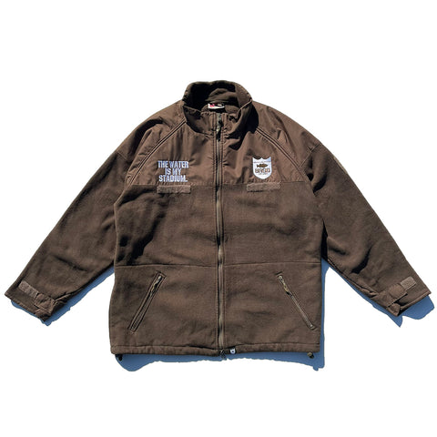 BRGD HU FLEECE JACKET - BROWN