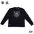 KTF × BASS BRIGADE MOCK NECK ELITE DRY L/S TEE - BLACK/WHITE