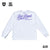 KTF × BASS BRIGADE ELITE DRY L/S TEE - WHITE/PURPLE