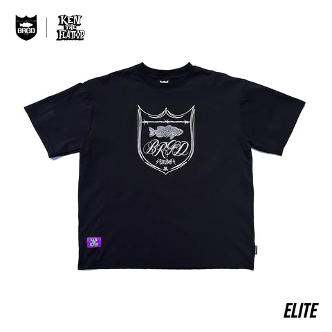 KTF × BASS BRIGADE ELITE DRY TEE - BLACK/WHITE