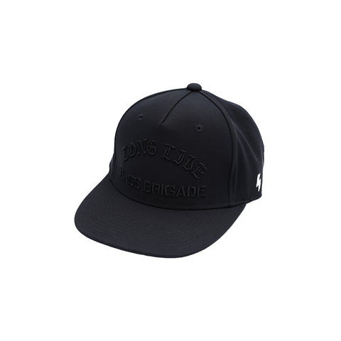 LONG LIVE BRGD ELITE WEATHERPROOF SNAPBACK HAT - BLACK/BLACK