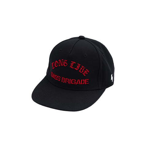 LONG LIVE BRGD ELITE WEATHERPROOF SNAPBACK HAT - BLACK/RED