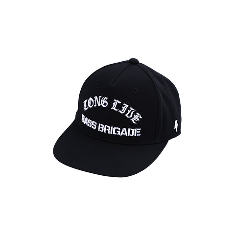 LONG LIVE BRGD ELITE WEATHERPROOF SNAPBACK HAT - BLACK/WHITE