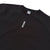 BRGD MICRO DOT FABRIC DRAWSTRING TEE - BLACK