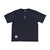 BRGD MICRO DOT FABRIC DRAWSTRING TEE - NAVY