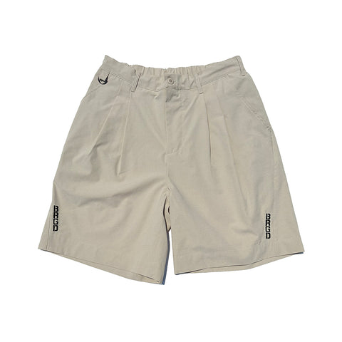 BRGD MICRO DOT FABRIC SHORT PANTS - BEIGE