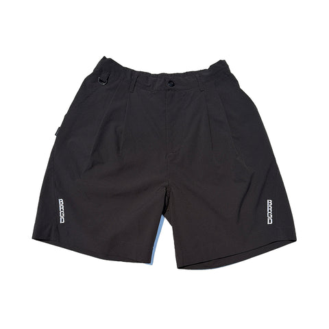 BRGD MICRO DOT FABRIC SHORT PANTS - BLACK