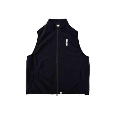 BRGD MICRO DOT FABRIC VEST - BLACK