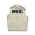 BRGD MICRO FLEECE FULL ZIP VEST - NATURAL