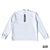 BRGD VERTICAL LOGO MOCK NECK ELITE DRY L/S TEE - WHITE