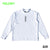 BRGD VERTICAL LOGO MOCK NECK ELITE DRY L/S TEE - WHITE/GLOW