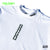 BRGD VERTICAL LOGO MOCK NECK ELITE DRY L/S TEE - WHITE/GLOW