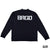 BRGD STANDARD LOGO MOCK NECK ELITE DRY L/S TEE - BLACK